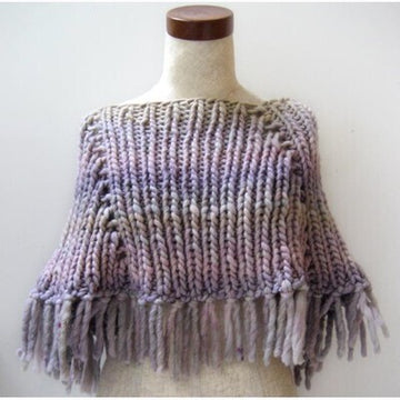 Freia Fine Handpaints Chalcedony Cape Knitting Pattern