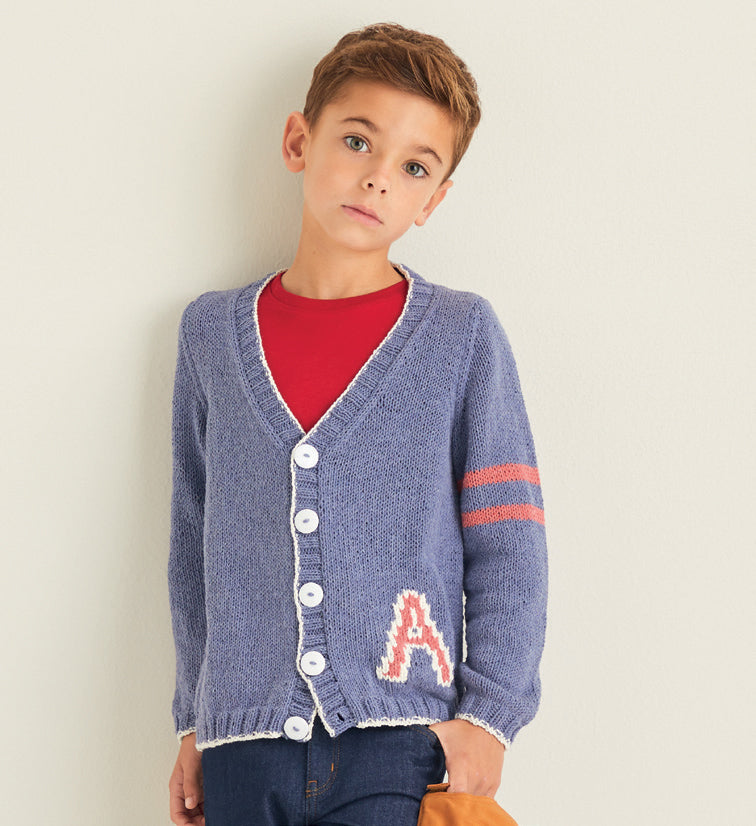 Sirdar Varsity Cardigan Knitting Pattern