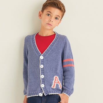 Sirdar Varsity Cardigan Knitting Pattern