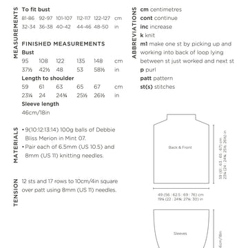 Debbie Bliss Eloisa Sweater PDF