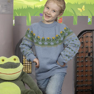 Drommeprinsen Sweater in Viking of Norway Alpaca Storm PDF