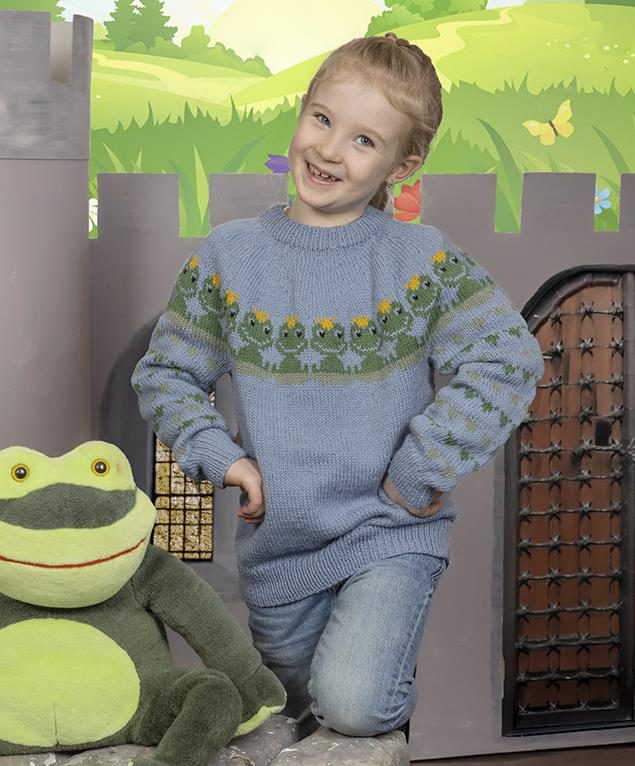 Drommeprinsen Sweater in Viking of Norway Alpaca Storm PDF