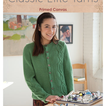 Classic Elite Yarns Primed Canvas Cardigan Knitting Pattern