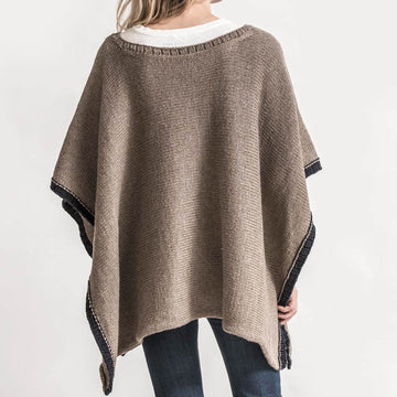 Blue Sky Fibers Big Splash Poncho Wrap Knitting Pattern