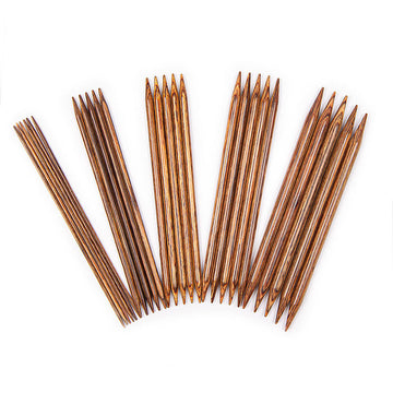 KnitPro Ginger Double Point Needles 6" (Set of 5)