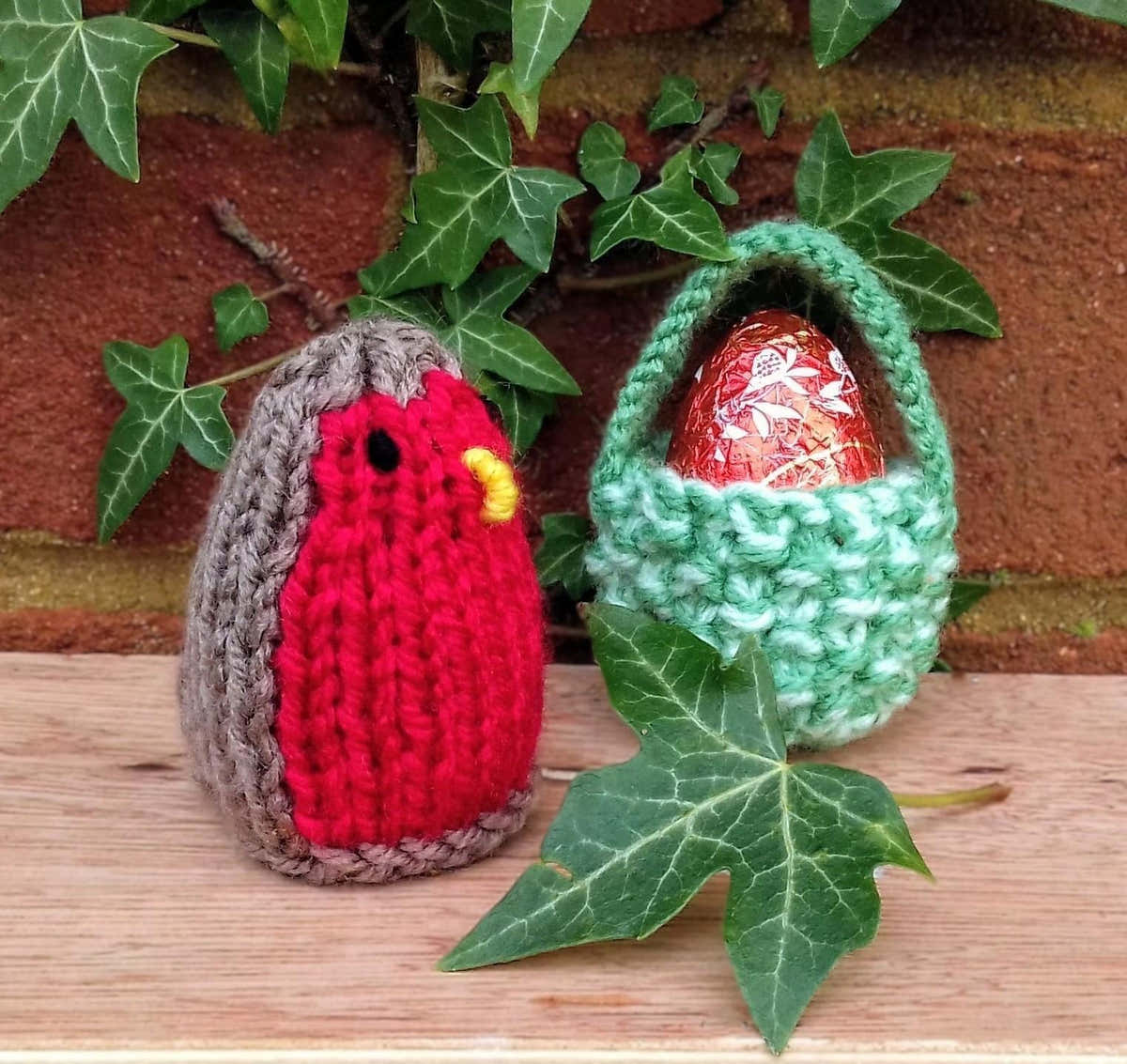 Garden Robin & Basket - Creme Egg Covers