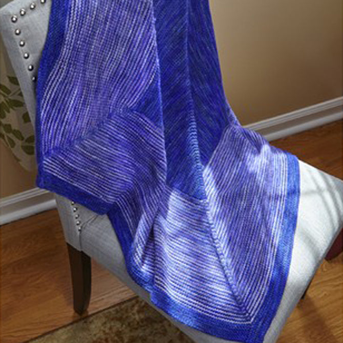 Valley Yarns First Violet Baby Blanket Knitting Pattern