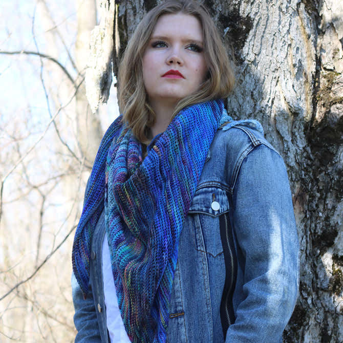 Koigu Dreamboat Shawl Wrap Knitting Pattern