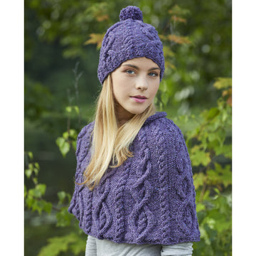 Tahki Yarns Derry Capelet and Hat Knitting Pattern