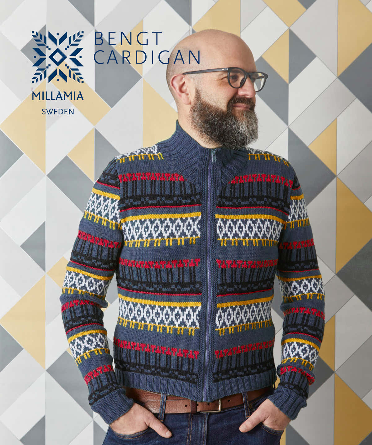 MillaMia Bengt Cardigan Knitting Pattern