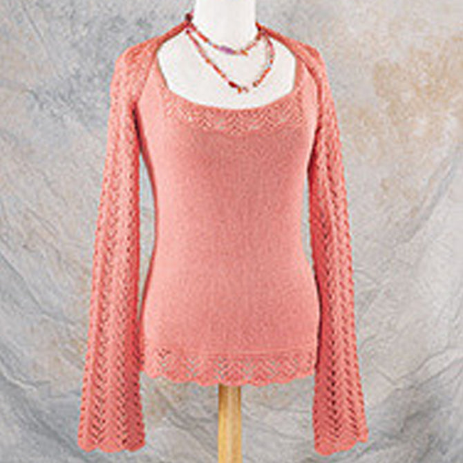 Valley Yarns Sunrise Camisole Knitting Pattern