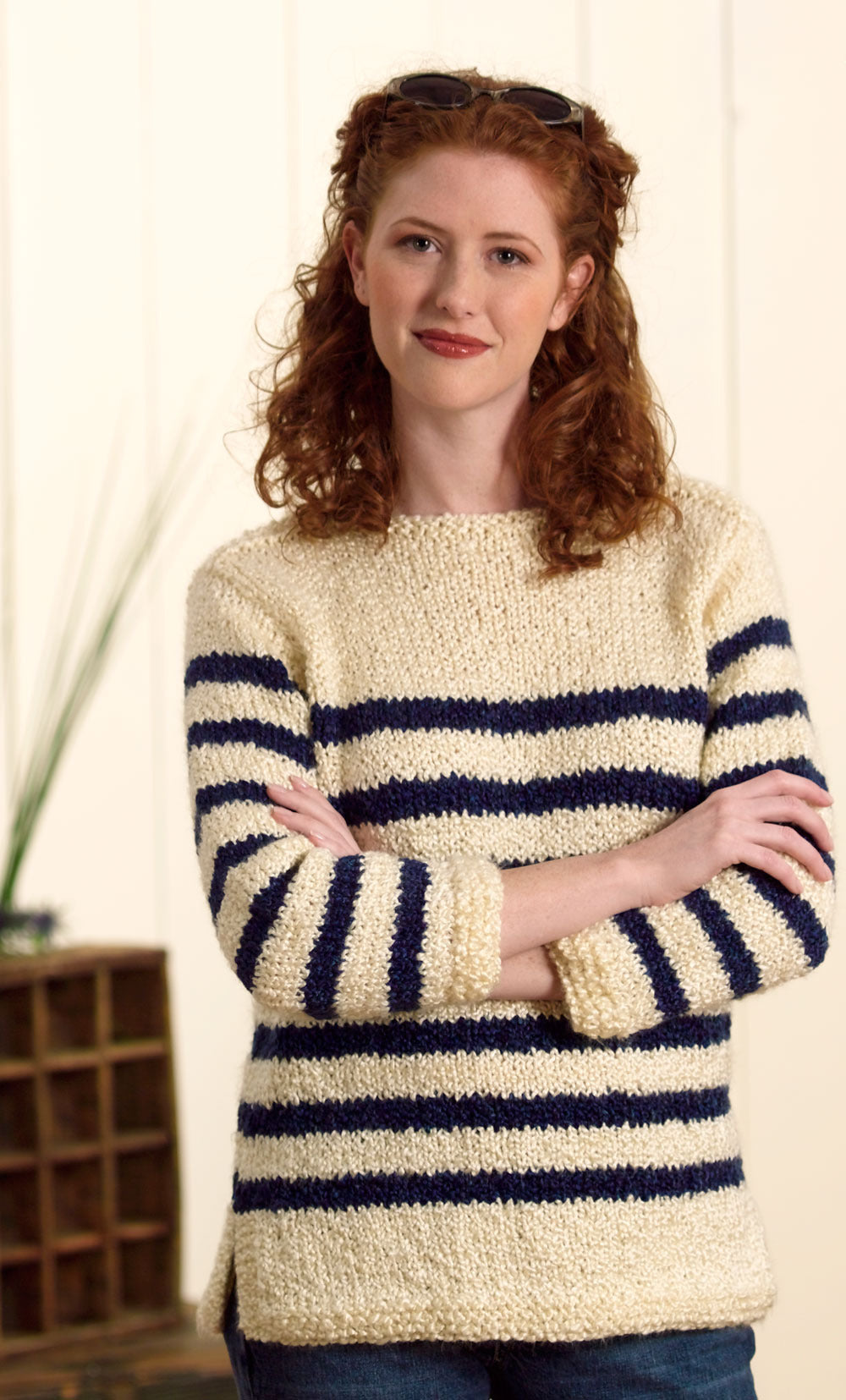 Nautical Pullover Jumper Knitting Pattern