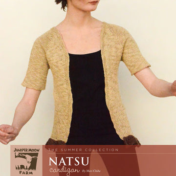 Natsu Cardigan in Juniper Moon Farm Zooey - PDF