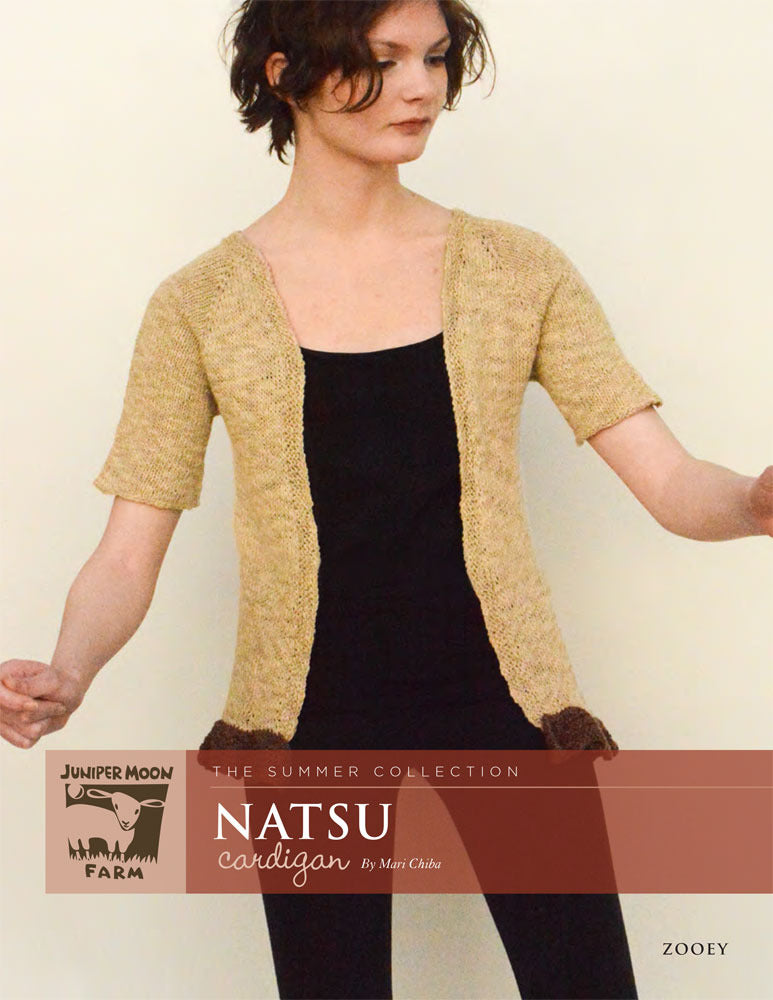 Natsu Cardigan in Juniper Moon Farm Zooey - PDF