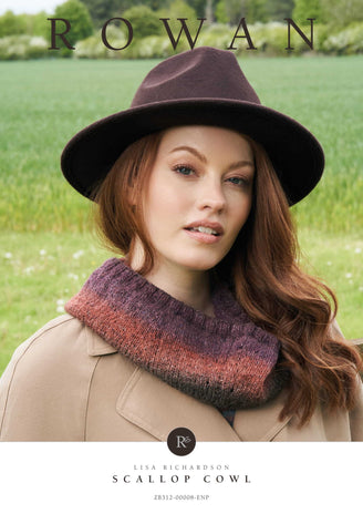 Rowan 08 Scallop Cowl Knitting Pattern