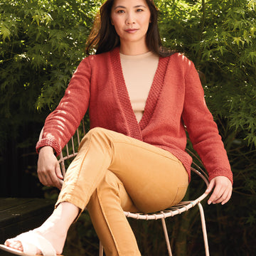 Ambience Cardigan in Rowan Cotton Revive PDF
