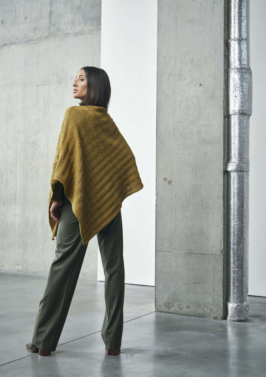 Rowan Aldergate Poncho Cape Knitting Pattern