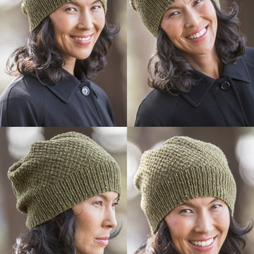 Cascade Yarns DK Cladonia Slouch Hat Knitting Pattern