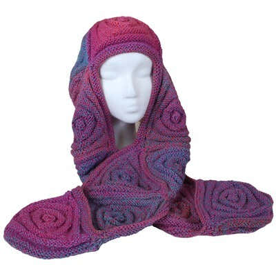 Jojoland Hat and Glove Magic Scarf Knitting Pattern
