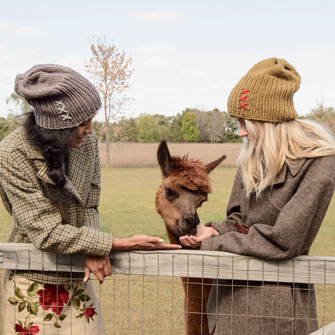 Blue Sky Fibers Glidden Hat Knitting Pattern