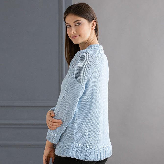 String Heather Pullover Jumper Knitting Pattern