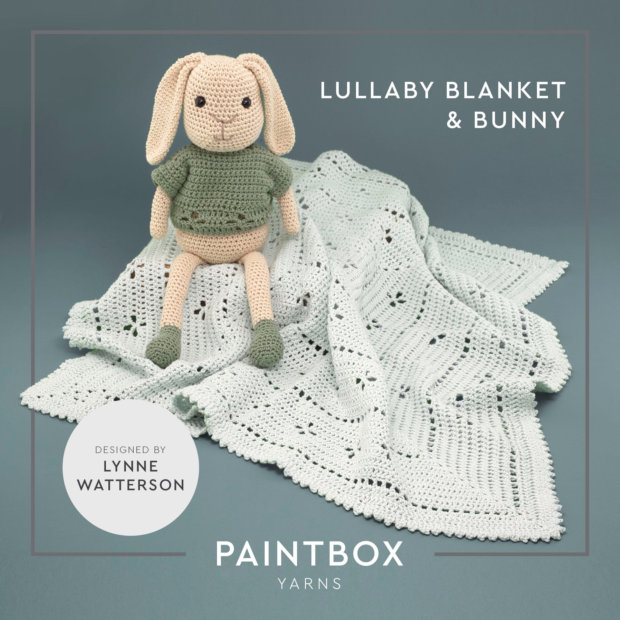 Paintbox Yarns Lullaby Blanket & Bunny Crochet Pattern