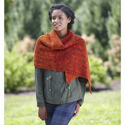 Valley Yarns Eliska Shawl Knitting Pattern