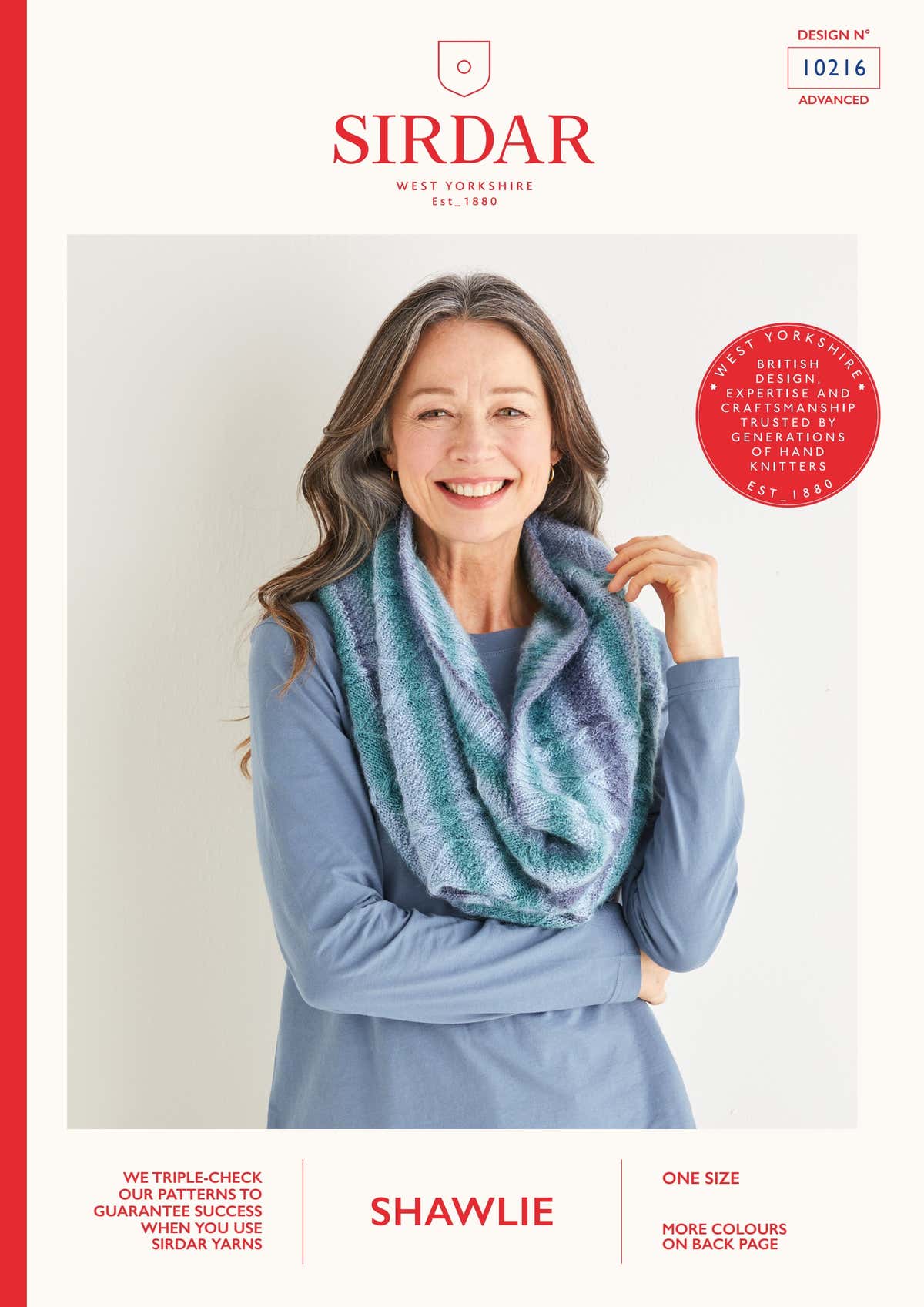 Sirdar Relaxed Cable & Moss Stitch Snood Knitting Pattern