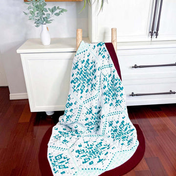 Snowflake Hexagon Mosaic Blanket