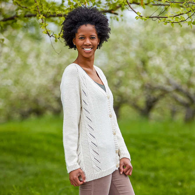 Valley Yarns Colum Cardigan Knitting Pattern