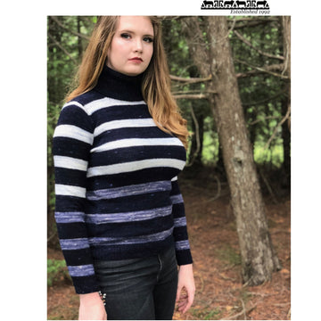 Koigu Striped Turtle Jumper Knitting Pattern