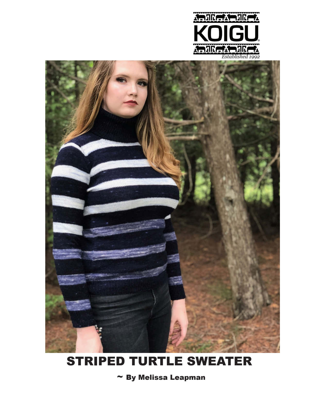 Koigu Striped Turtle Jumper Knitting Pattern