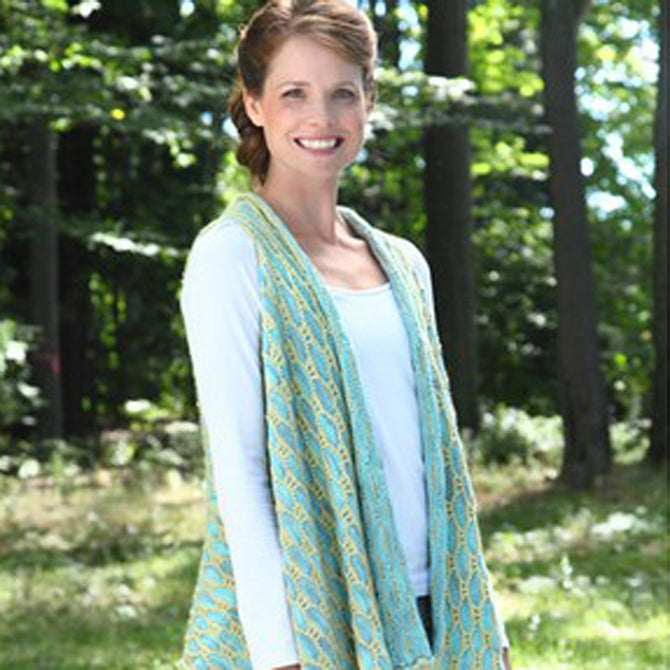 Valley Yarns Lenticular Cardigan Knitting Pattern
