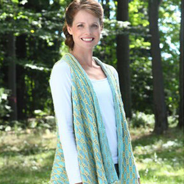 Valley Yarns Lenticular Cardigan Knitting Pattern