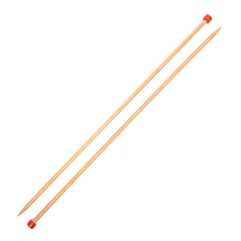 KnitPro Basix Beech Single Pointed Needle 14"