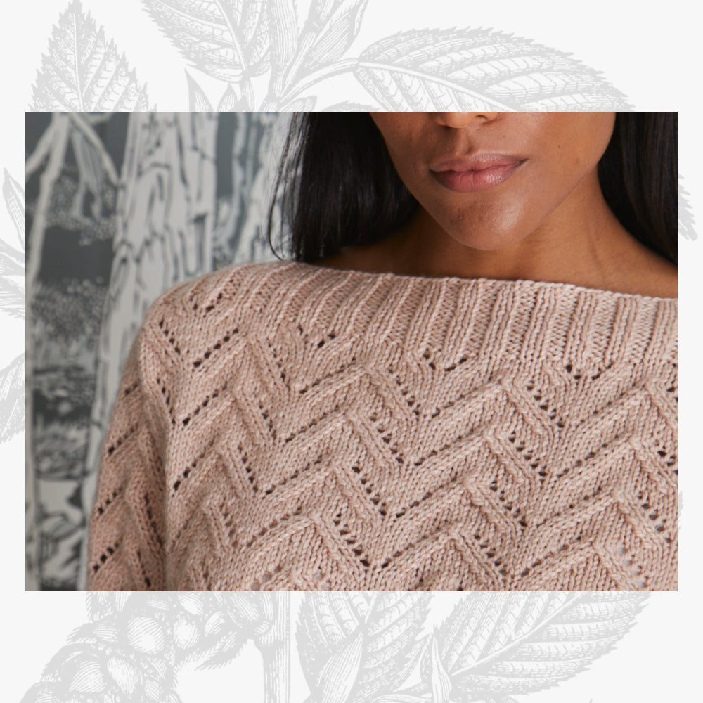 Willow & Lark Megan Boat Neck Jumper Knitting Pattern