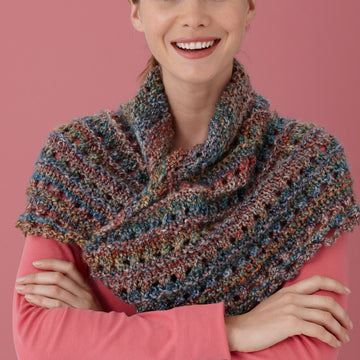 Splendid Triangle Shawl Wrap Knitting Pattern