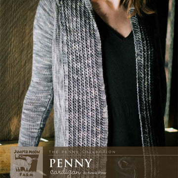 Penny Cardigan in Juniper Moon Findley DK Dappled - PDF