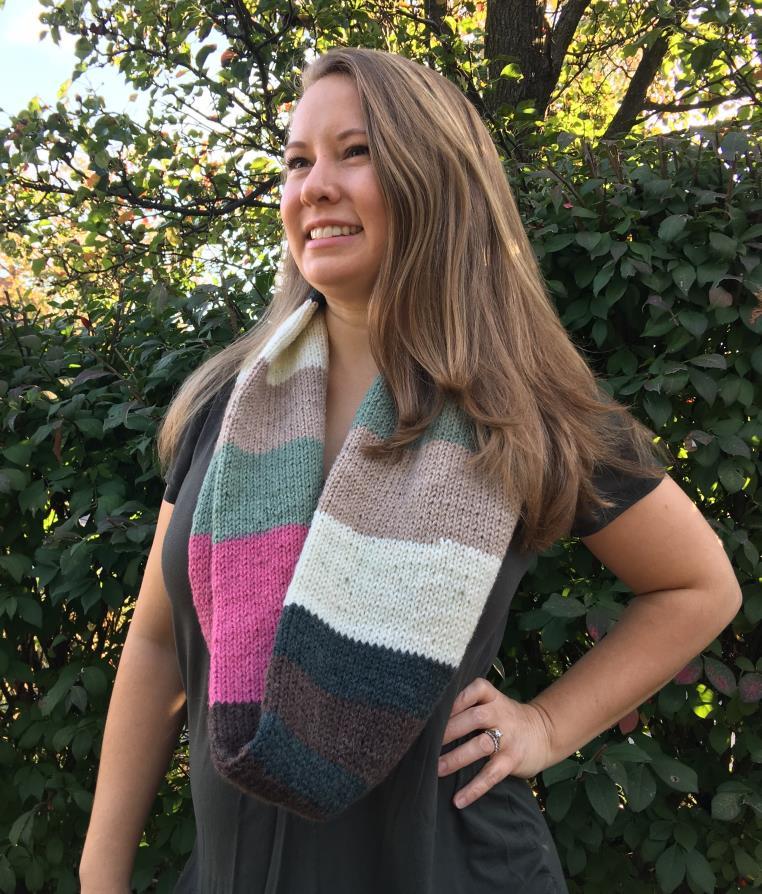 Plymouth Yarn Tubular Cowl Knitting Pattern