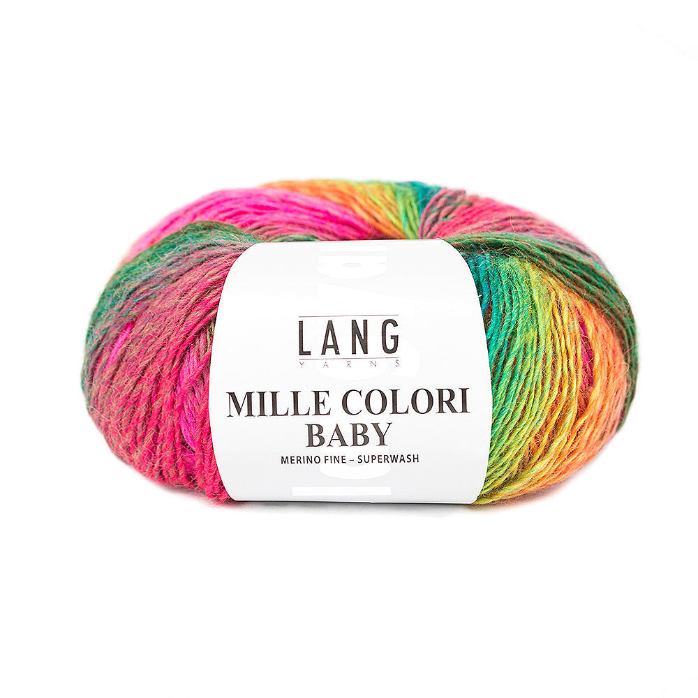 Lang Yarns Mille Colori Baby Yarn - Superwash Merino 4 Ply