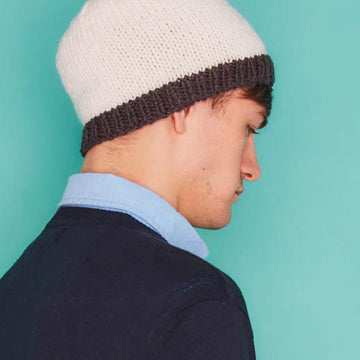 Paintbox Yarns Skyline Beanie Knitting Pattern