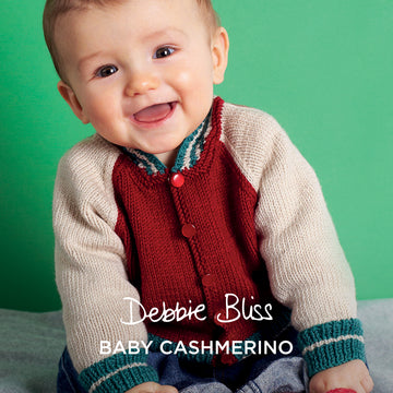 Debbie Bliss Lou Kid's Baseball Jacket Knitting Pattern