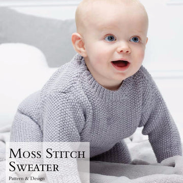 Rowan Moss Stitch Sweater Jumper Knitting Pattern