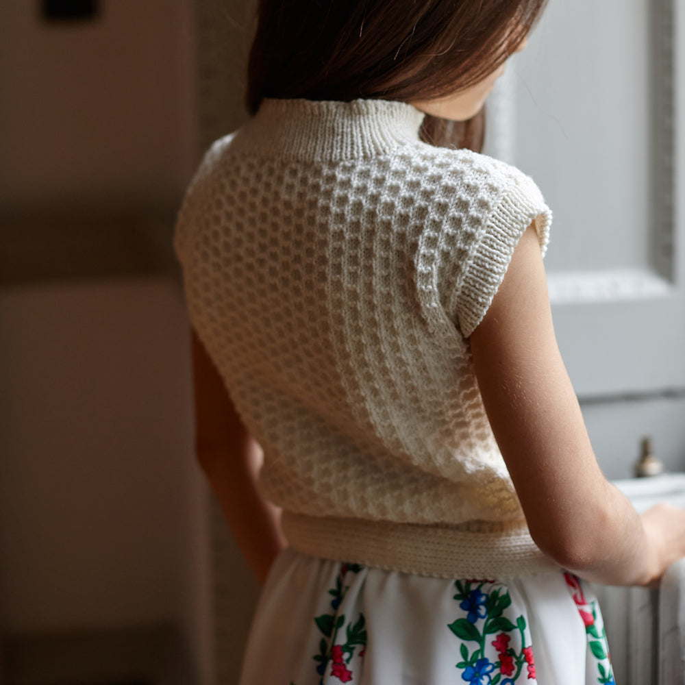 MillaMia Diana Tank With Tie Knitting Pattern