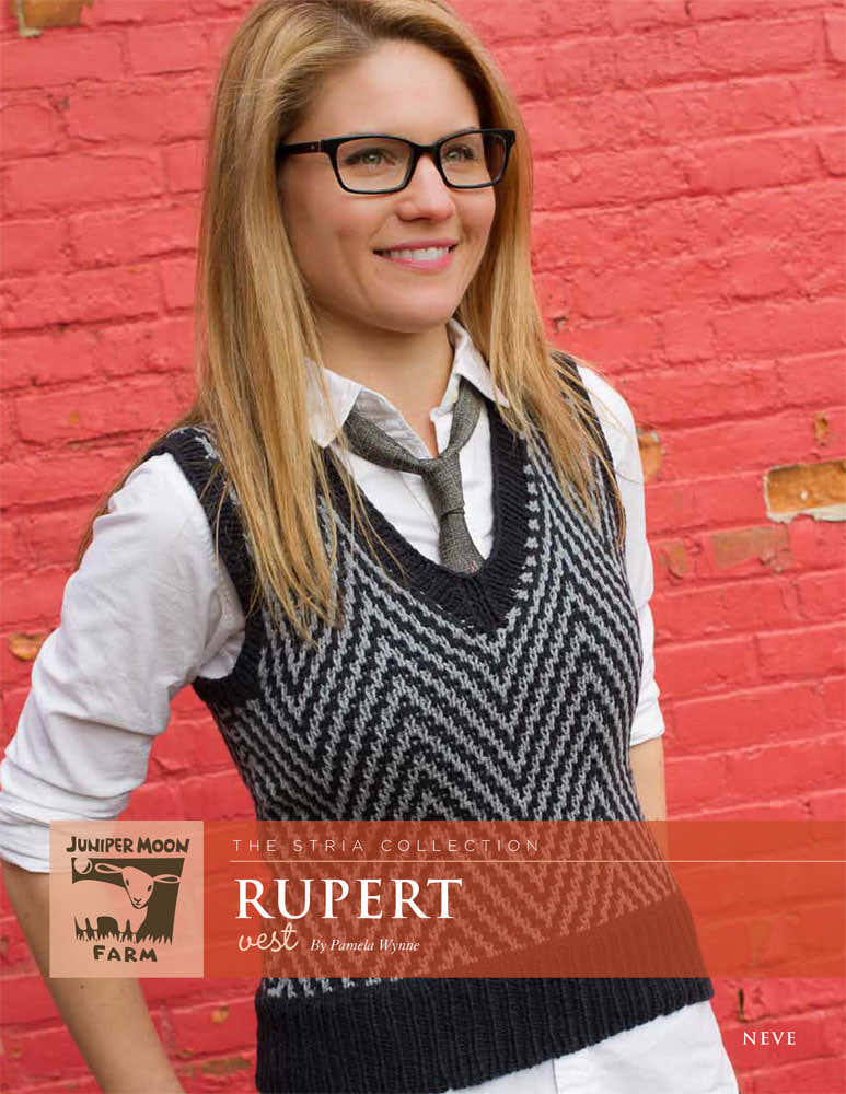 Rupert Vest Slipover Knitting Pattern