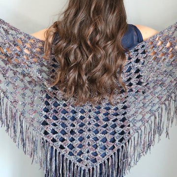 Shimmer Triangle Shawl