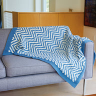 Valley Yarns Wind Sea Blanket Knitting Pattern
