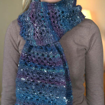 Eyelet Stitch Scarf Knitting Pattern