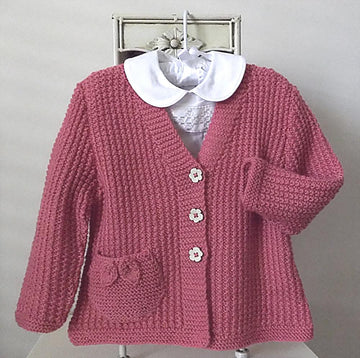 Textured Jacket / Cardigan with Pocket - P050