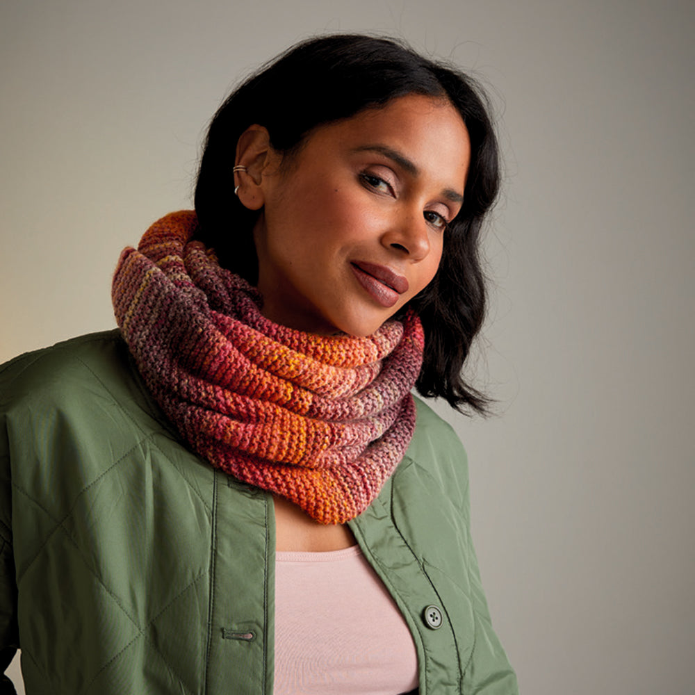 Sirdar Sunset Stroll Snood Accessory Knitting Pattern